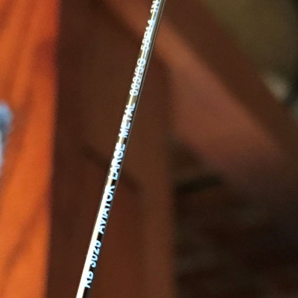 Ray-Ban Silver Polarized Aviators - Picture 2 of 4